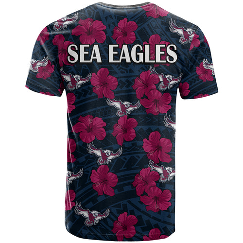 sea-eagles-rugby-t-shirt-polynesian-style-with-hibiscus