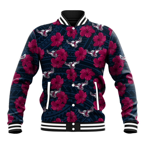 custom-text-and-number-sea-eagles-rugby-baseball-jacket-polynesian-style-with-hibiscus