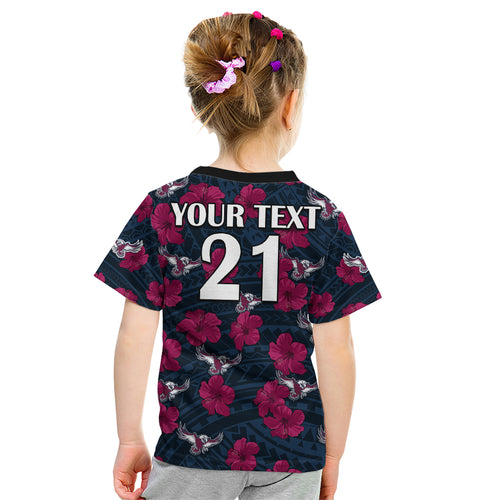 custom-text-and-number-sea-eagles-rugby-kid-t-shirt-polynesian-style-with-hibiscus