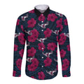 custom-text-and-number-sea-eagles-rugby-long-sleeve-button-shirt-polynesian-style-with-hibiscus