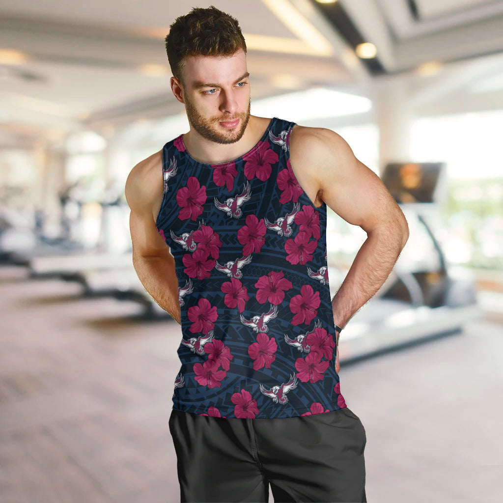 custom-text-and-number-sea-eagles-rugby-men-tank-top-polynesian-style-with-hibiscus