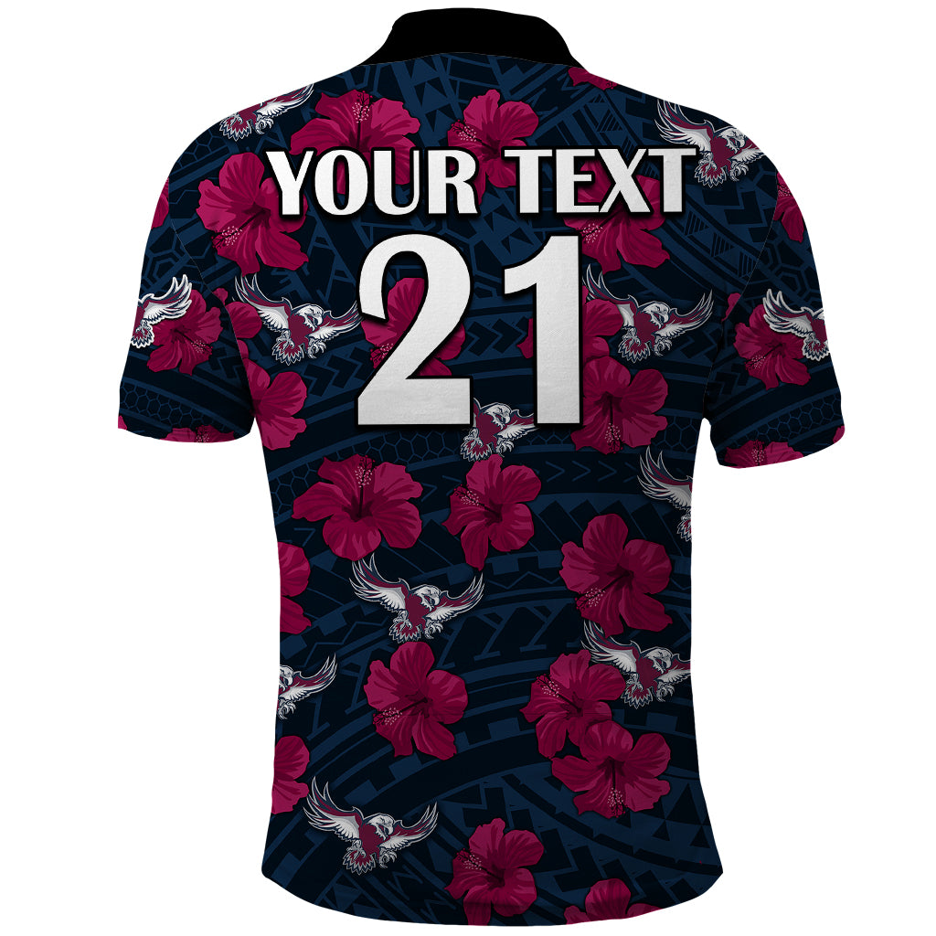 custom-text-and-number-sea-eagles-rugby-polo-shirt-polynesian-style-with-hibiscus