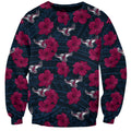 custom-text-and-number-sea-eagles-rugby-sweatshirt-polynesian-style-with-hibiscus