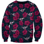 custom-text-and-number-sea-eagles-rugby-sweatshirt-polynesian-style-with-hibiscus