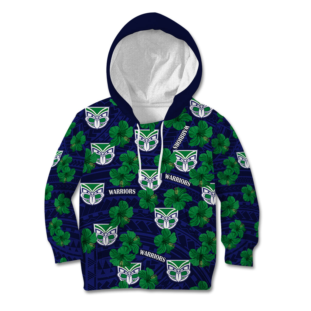 new-zealand-warriors-rugby-kid-hoodie-polynesian-style-with-hibiscus