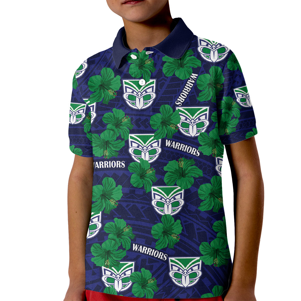 new-zealand-warriors-rugby-kid-polo-shirt-polynesian-style-with-hibiscus