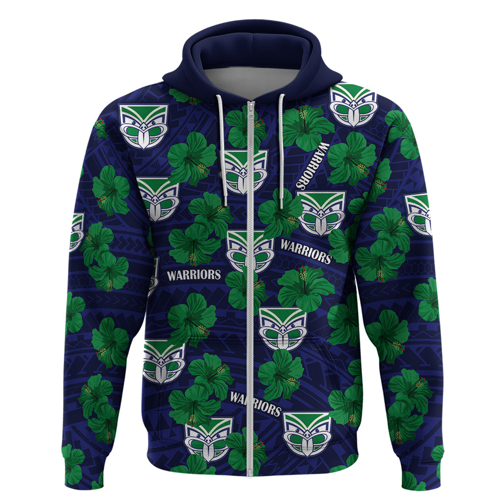 custom-text-and-number-new-zealand-warriors-rugby-hoodie-polynesian-style-with-hibiscus