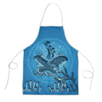Aboriginal Ocean Dugong Apron Dot Art Dreamtime Tree of Life