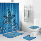 Aboriginal Ocean Dugong Bathroom Set Dot Art Dreamtime Tree of Life