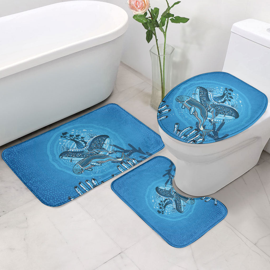 Aboriginal Ocean Dugong Bathroom Set Dot Art Dreamtime Tree of Life