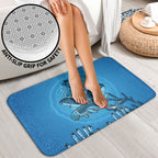 Aboriginal Ocean Dugong Bathroom Set Dot Art Dreamtime Tree of Life
