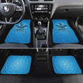 Aboriginal Ocean Dugong Car Mats Dot Art Dreamtime Tree of Life