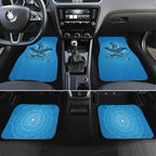 Aboriginal Ocean Dugong Car Mats Dot Art Dreamtime Tree of Life
