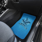 Aboriginal Ocean Dugong Car Mats Dot Art Dreamtime Tree of Life