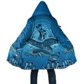 Aboriginal Ocean Dugong Cloak Dot Art Dreamtime Tree of Life
