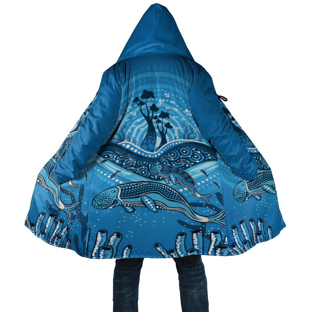 Aboriginal Ocean Dugong Cloak Dot Art Dreamtime Tree of Life