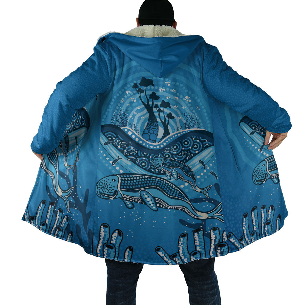 Aboriginal Ocean Dugong Cloak Dot Art Dreamtime Tree of Life