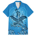 Aboriginal Ocean Dugong Hawaiian Shirt Dot Art Dreamtime Tree of Life