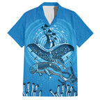 Aboriginal Ocean Dugong Hawaiian Shirt Dot Art Dreamtime Tree of Life