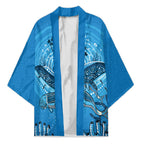 Aboriginal Ocean Dugong Kimono Dot Art Dreamtime Tree of Life