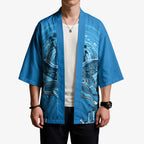 Aboriginal Ocean Dugong Kimono Dot Art Dreamtime Tree of Life