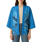 Aboriginal Ocean Dugong Kimono Dot Art Dreamtime Tree of Life