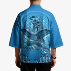 Aboriginal Ocean Dugong Kimono Dot Art Dreamtime Tree of Life