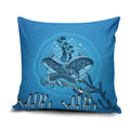 Aboriginal Ocean Dugong Pillow Cover Dot Art Dreamtime Tree of Life