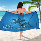 Aboriginal Ocean Dugong Sarong Dot Art Dreamtime Tree of Life