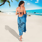 Aboriginal Ocean Dugong Sarong Dot Art Dreamtime Tree of Life