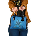 Aboriginal Ocean Dugong Shoulder Handbag Dot Art Dreamtime Tree of Life