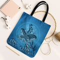 Aboriginal Ocean Dugong Tote Bag Dot Art Dreamtime Tree of Life