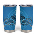 Aboriginal Ocean Dugong Tumbler Cup Dot Art Dreamtime Tree of Life