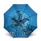 Aboriginal Ocean Dugong Umbrella Dot Art Dreamtime Tree of Life