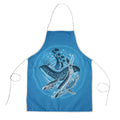 Aboriginal Ocean Whale Apron Dot Art Dreamtime Tree of Life