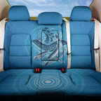 Aboriginal Ocean Whale Back Car Seat Cover Dot Art Dreamtime Tree of Life