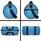 Aboriginal Ocean Whale Duffle Bag Dot Art Dreamtime Tree of Life