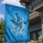 Aboriginal Ocean Whale Garden Flag Dot Art Dreamtime Tree of Life