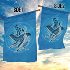 Aboriginal Ocean Whale Garden Flag Dot Art Dreamtime Tree of Life