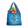 Aboriginal Ocean Whale Grocery Bag Dot Art Dreamtime Tree of Life