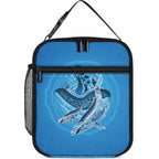 Aboriginal Ocean Whale Lunch Bag Dot Art Dreamtime Tree of Life