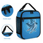 Aboriginal Ocean Whale Lunch Bag Dot Art Dreamtime Tree of Life