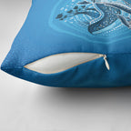 Aboriginal Ocean Whale Pillow Cover Dot Art Dreamtime Tree of Life