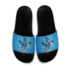 Aboriginal Ocean Whale Slide Sandals Dot Art Dreamtime Tree of Life