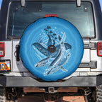 Aboriginal Ocean Whale Spare Tire Cover Dot Art Dreamtime Tree of Life