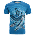 Aboriginal Ocean Whale T Shirt Dot Art Dreamtime Tree of Life
