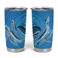 Aboriginal Ocean Whale Tumbler Cup Dot Art Dreamtime Tree of Life