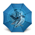 Aboriginal Ocean Whale Umbrella Dot Art Dreamtime Tree of Life