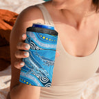 Aboriginal Ocean Whale 4 in 1 Can Cooler Tumbler Dot Art Dreamtime Style