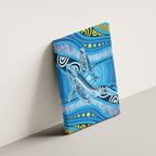 Aboriginal Ocean Whale Canvas Wall Art Dot Art Dreamtime Style